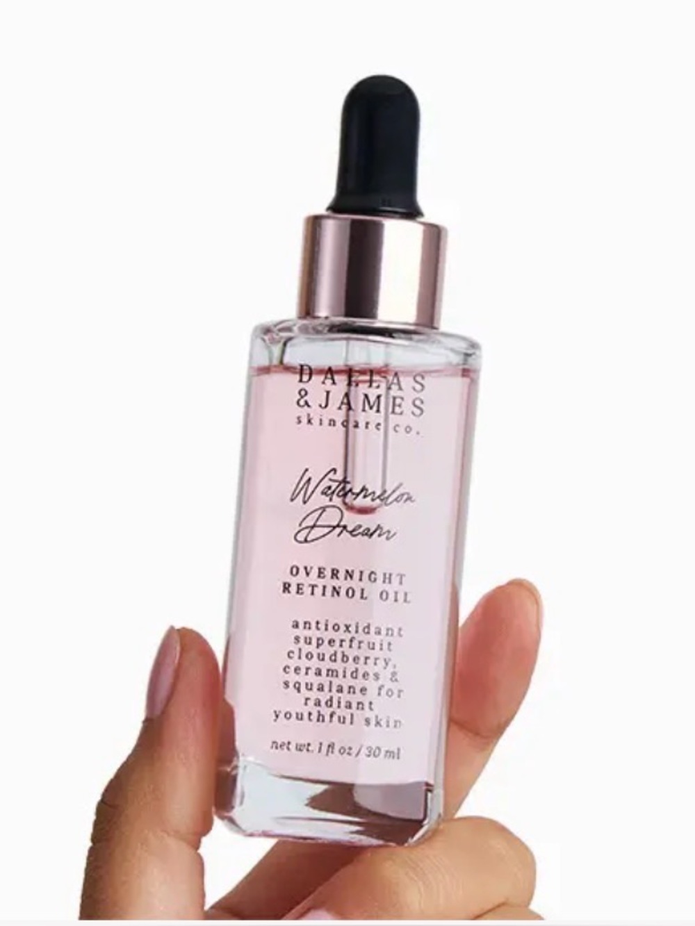 NIB Dallas & James Watermelon Dream Overnight Retinol Oil